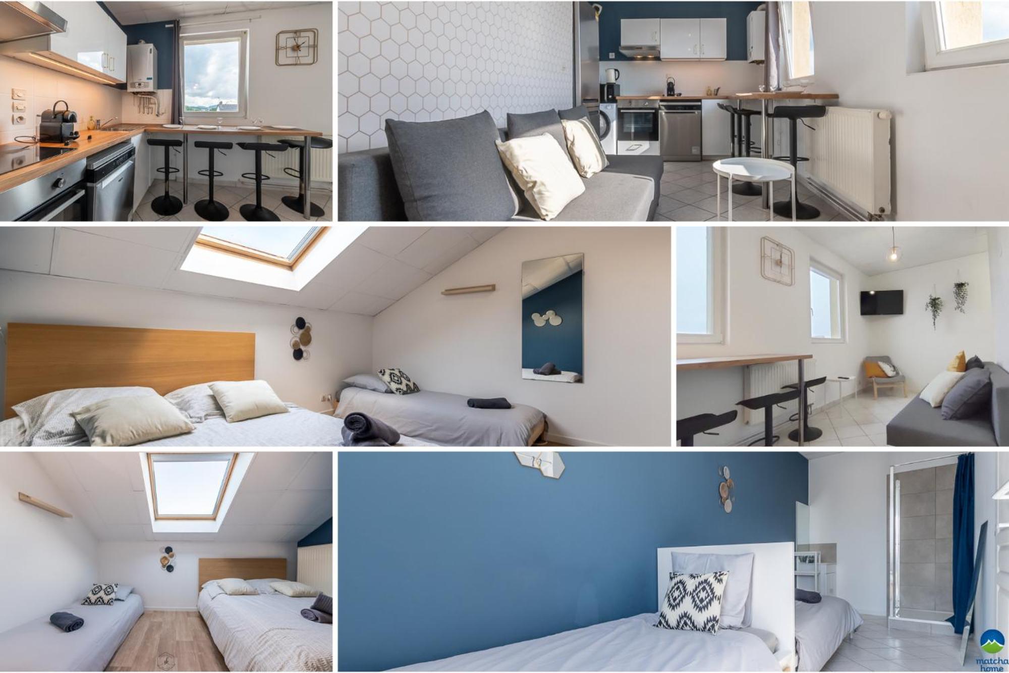 3 Appts - 3 A 7 Lits - Parfait 6 A 10 Pers - Max 26 Pers - 1 Immeuble - Convivialite, Rentabilite ------ English - 3 Apts - 3 To 7 Beds - Ideal For 6 To 10 Guests - Up To 26 - Same Building - Friendly, Flexible Hettange-Grande 外观 照片
